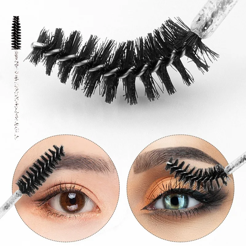 Disposable Eyelash Brushes 50Pcs False Lashes Extension Mascara Wands Makeup Beauty Tools for Professional Salon Use