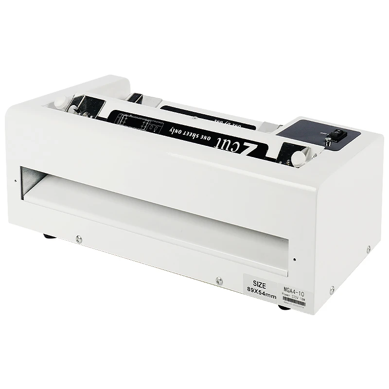 QK-02 Business Card Cutting Machine A4 90*54mm Card Typesetting Printing Sharp Smooth Fast No Burrs Automatic Paper Feeding