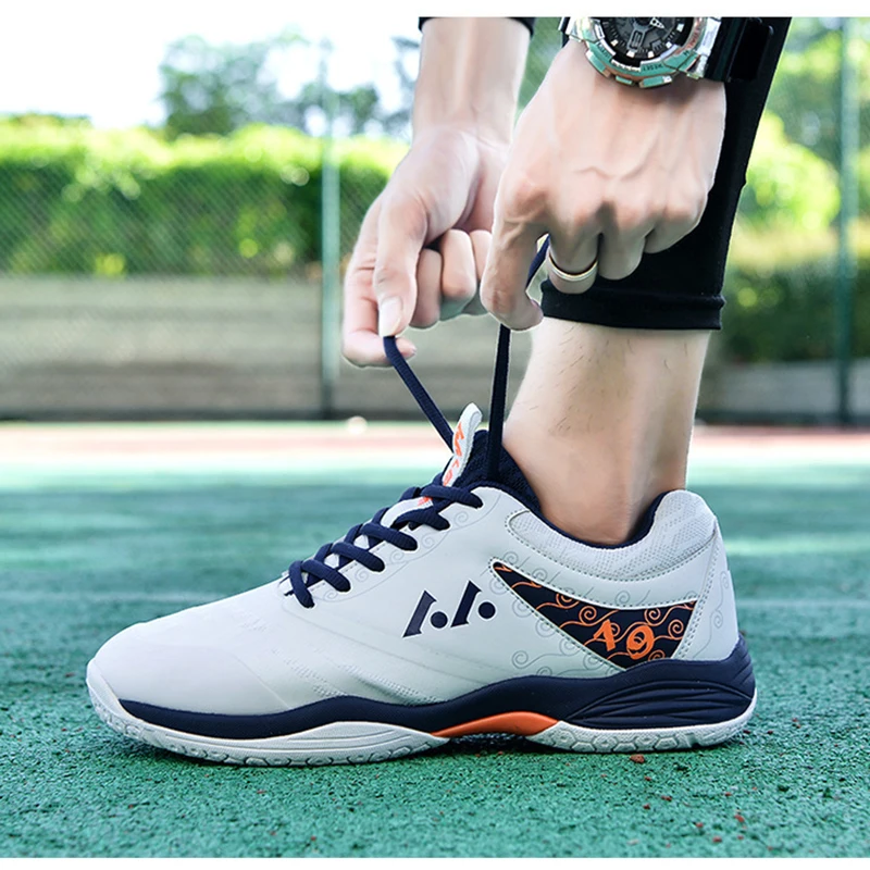 LEFUS 2024 High Quality Men Sneakers Badminton Shoes Light Black Breathable Female Outdoor Sports Training Women Athletics Sport