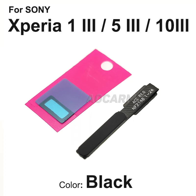 Aocarmo For Sony Xperia 1 5 10 III X1iii X5iii X10iii Mark3 Power On/Off Switch Fingerprint Button Touch ID Flex Cable image 4