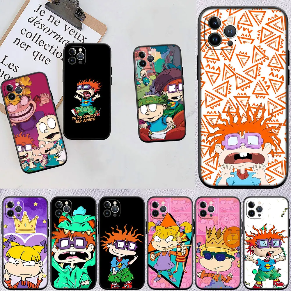 VY78 R-Rugrats Soft Shell Phone Case for Samsung Galaxy S20 S21 S22 Ultra FE + Plus A21S A22 A24 A25 A26 A30 A30S A31