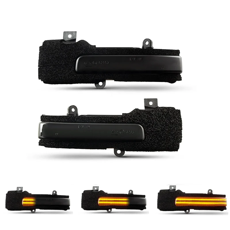 

2x Dynamic Turn Signal Light, Mirror Reflector LED Turn Signal Light Replacement for Mitsubishi Lancer Outlander ASX
