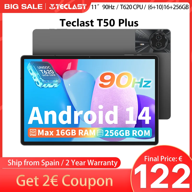 【New】Teclast T50 Plus Android 14 Tablet 11