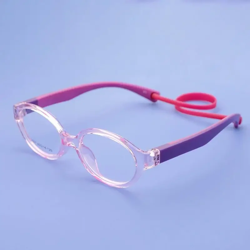 40-14-120 High Quality Silicone Glasses Transparent Optical Glasses Baby Glasses Prescription Children\'s Glasses Small