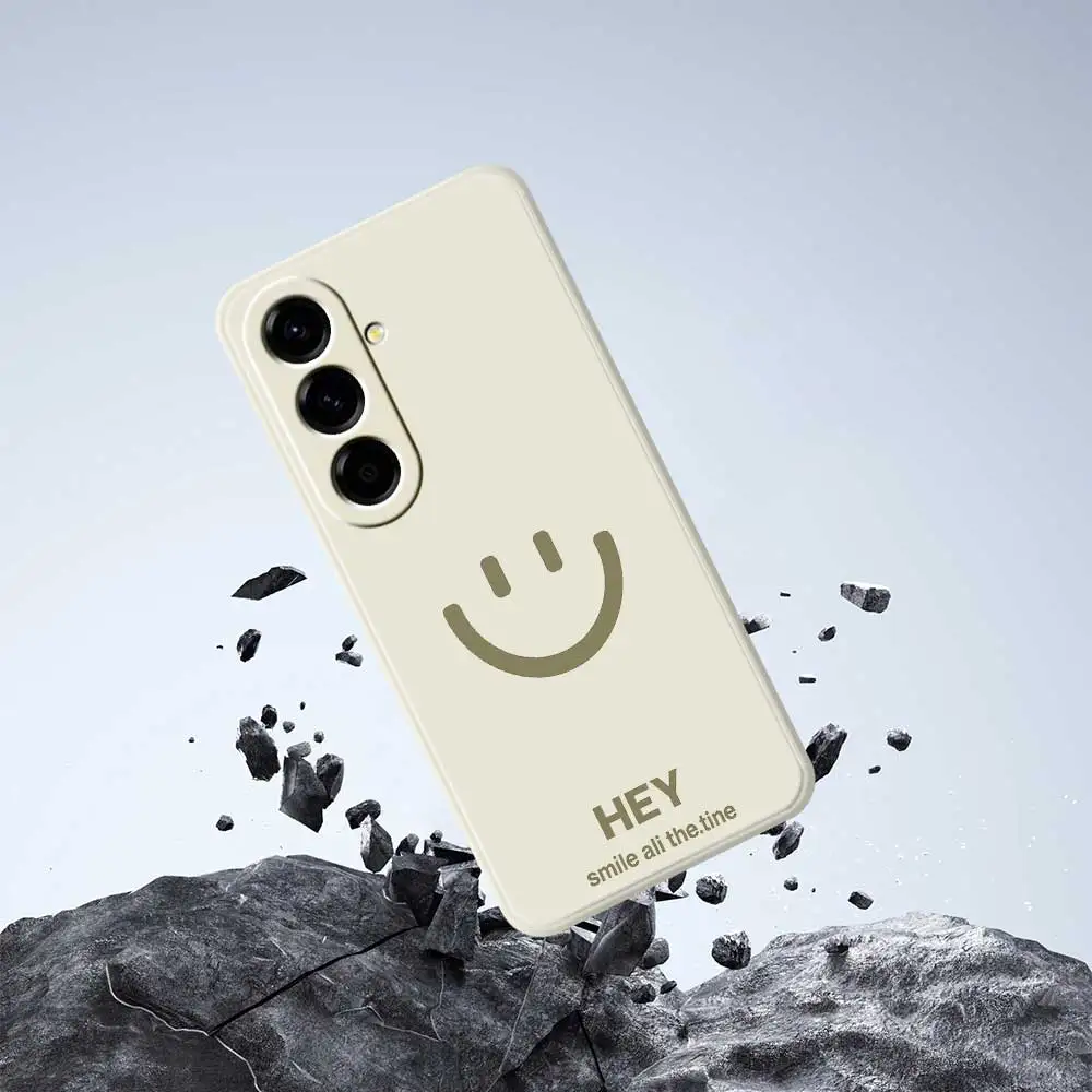 รูปแบบการแสดงออกโทรศัพท์มือถือปกหลังสําหรับ Samsung Galaxy A56 A32 A23 A22 5G A32 A23 4G A55 A54 A53 A52 A51 A35 นุ่ม