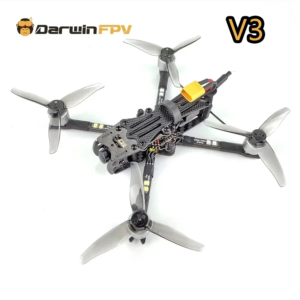 DarwinFPV Baby Ape Pro V3 3 Inch FPV Drone Quadcopters 142mm with Brushless Motor Caddx F4 AIO Flight Controller VTX Propeller - image 1 of 6