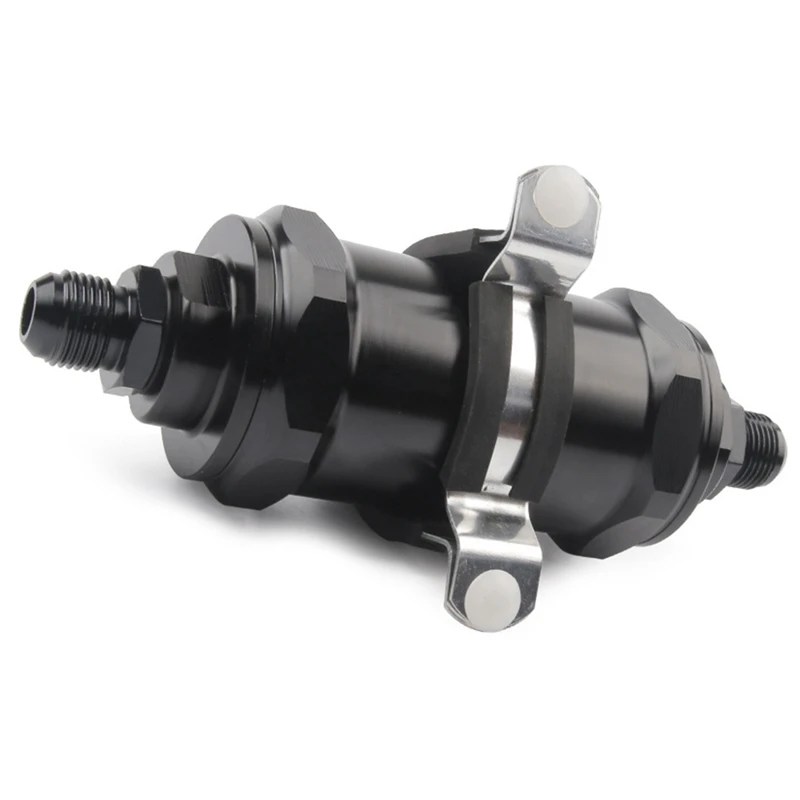 Car Modification 54Mm Gasoline Filter An6 / An8 / An10 Inline Fuel Filter E85 Ethanol With 100 Micron Stainless Steel