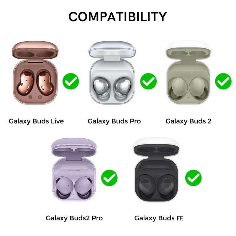 Capa protetora para samsung galaxy buds live/pro/2, caso fone de ouvido sem fio, bonito, 1pc, download gratuito