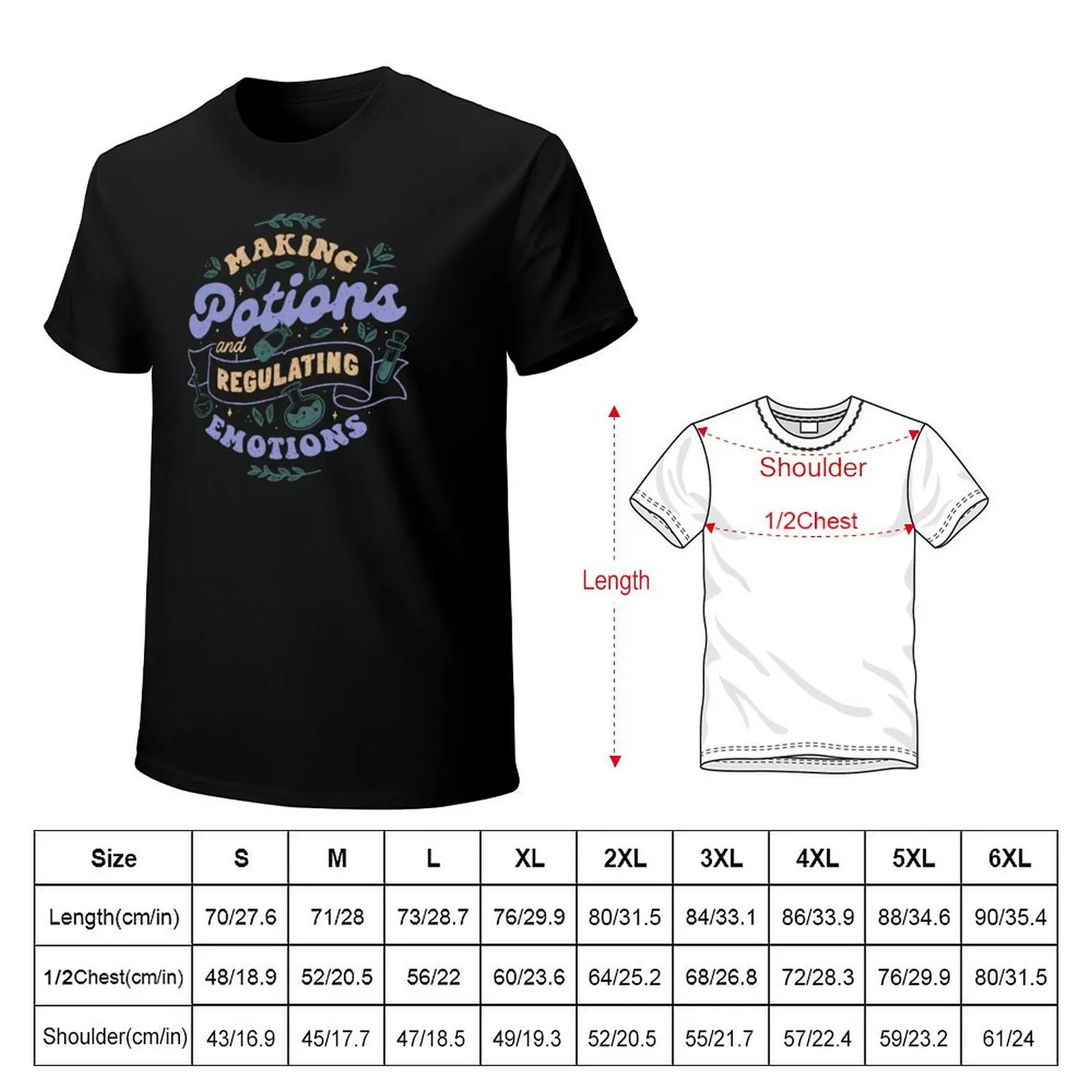 Making Potions and Regulating Emotions by Tobe Fonseca T-Shirt t shirts for man graphic tees T-Shirt