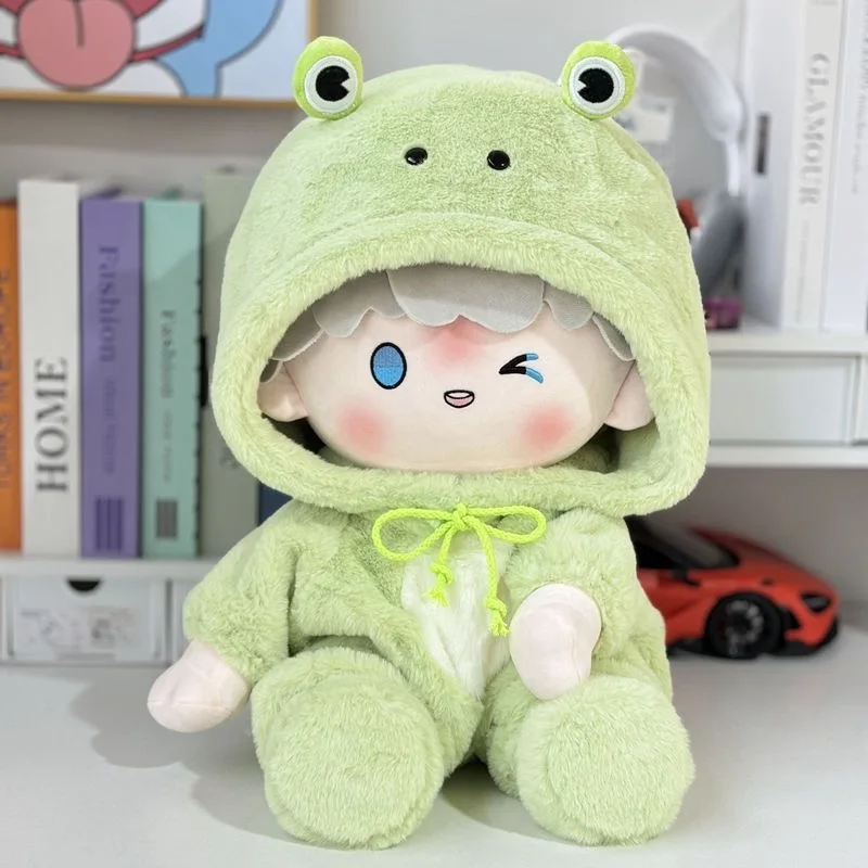 40cm Cotton Doll Fashion Frog Jumpsuit Cotton Doll Casual Wears Clothes Accessories