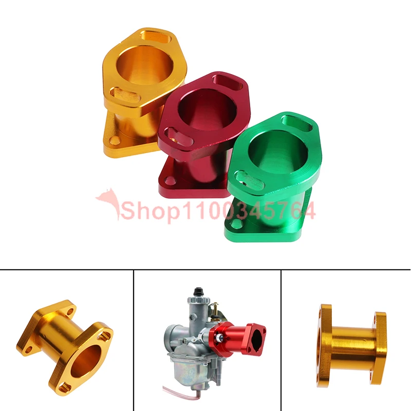 

Motorcycle Carburetor Adapter For VM22 PZ19 PZ26 Carb Engine Connector CNC Intake Manifold Carburetor Adapter Metal