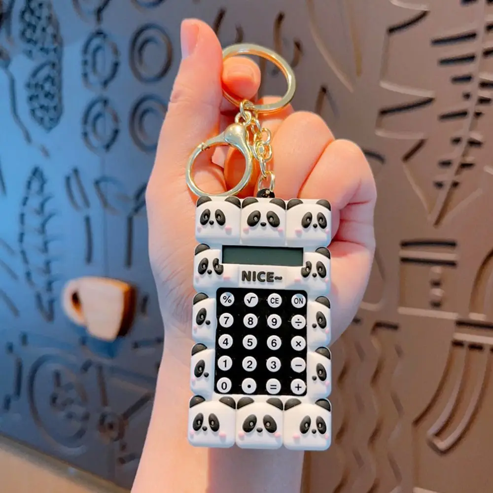 

Калькулятор-брелок: миниатюрный портативный цифровой калькулятор, милый портативный мультяшный калькулятор