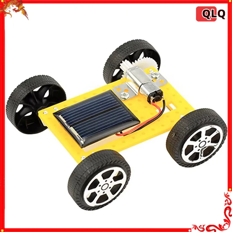 DIY Mini Solar Powered Toy Car For Kids Solar Power Toy Assembled Energy Powered Car children's toys Kids Novelty Gift