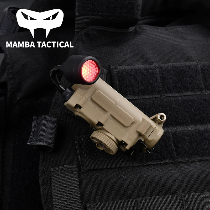 

WADSN Sidewinder Helmet Flashlight White LED RED GREEN BLUE Color Signal Light IR/IFF Suit FAST Helmet Lamp & Rail Mount Adapter