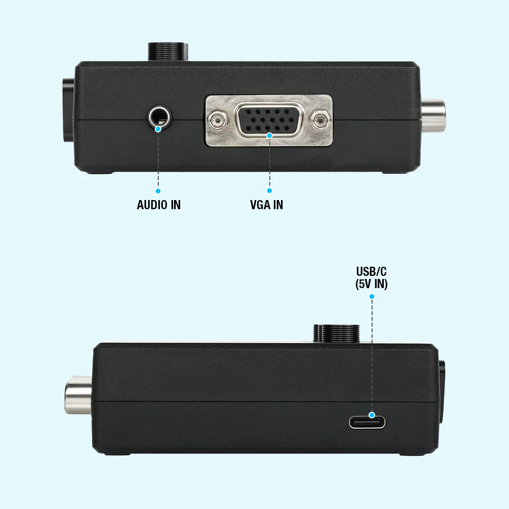 BitFunx RGBS Scart Adapter RGBS VGA na YPBPR Konwerter komponentów do konsoli do gier retro PS2/Dreamcast/Xbox/Saturn Video Console