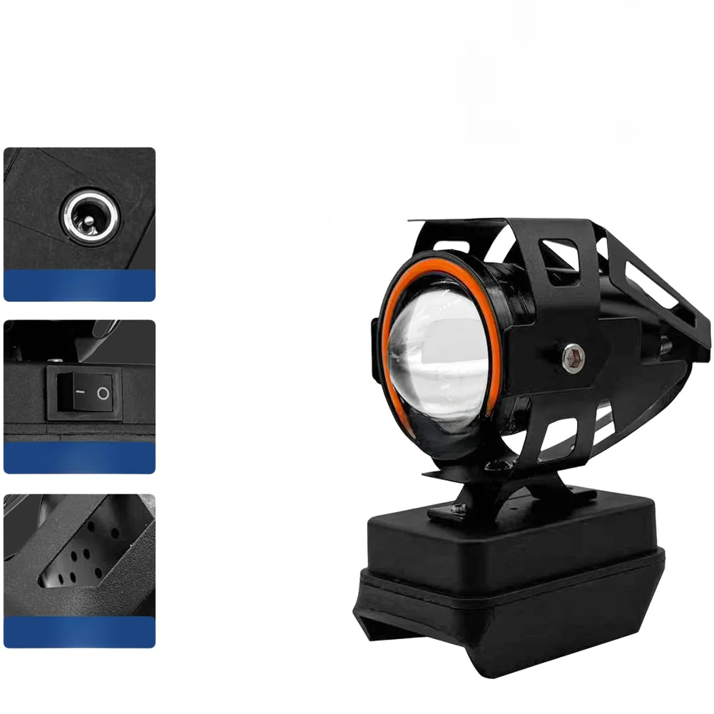 21V Battery Adapter LED Work Light FOR DAYI  Battery Adapter With LED Flash- Light Wireless Speaker AC DC Dual