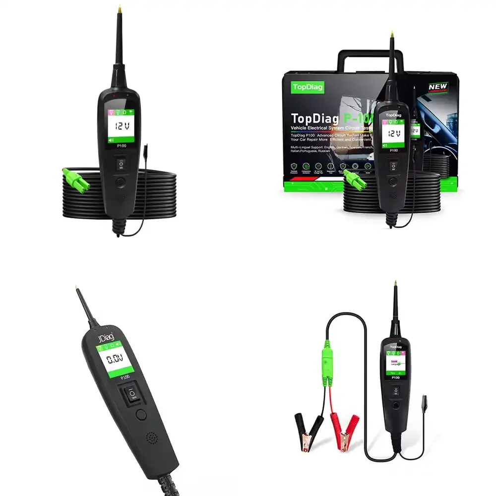 

Topdiag P100 for Automotive Circuit Tester 12V 24V Power Probe for Car Electrical Diagnosis Short Circuit Detection Component