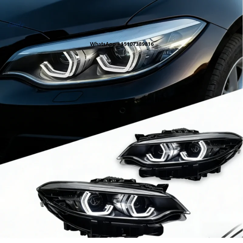 High Quality 6000K LED Headlight for 2 Series 2014-2021 | E-mark Certified | Model 63117469783/63117469784