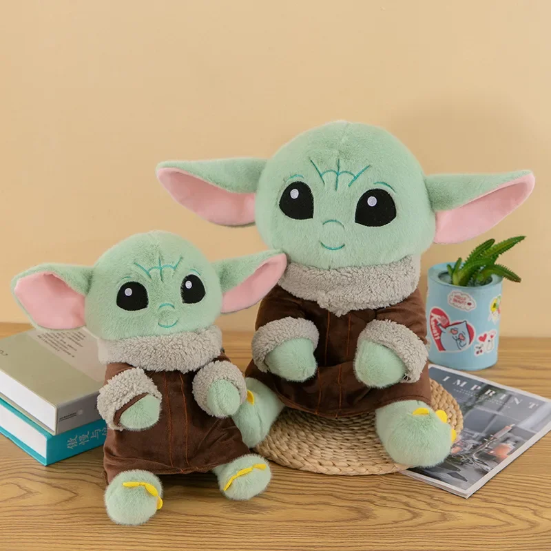 Disney Yoda Baby Plush Toys Master Aliens Mandalorian Star Wars Cute Doll Cartoon Pillow Baby Stuffed Dolls Children Gifts