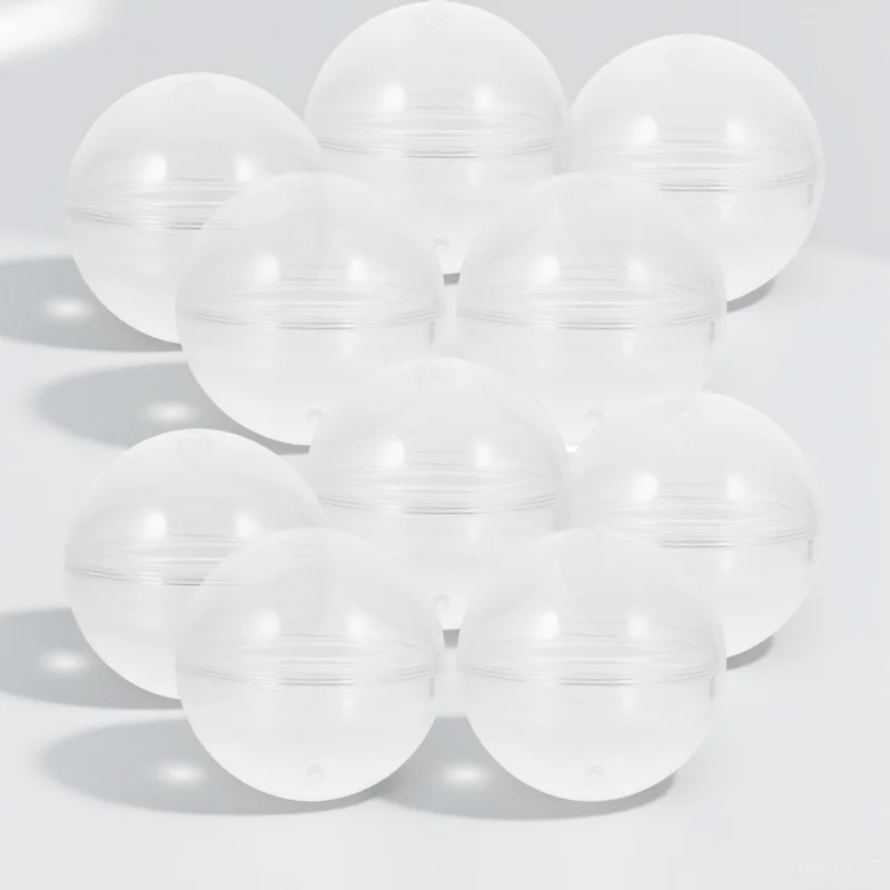 

10pcs Twisting Plaything Balls Openable Plastic Empty Balls Fillable Storage Container For Candy Party Favors Easter Birthday
