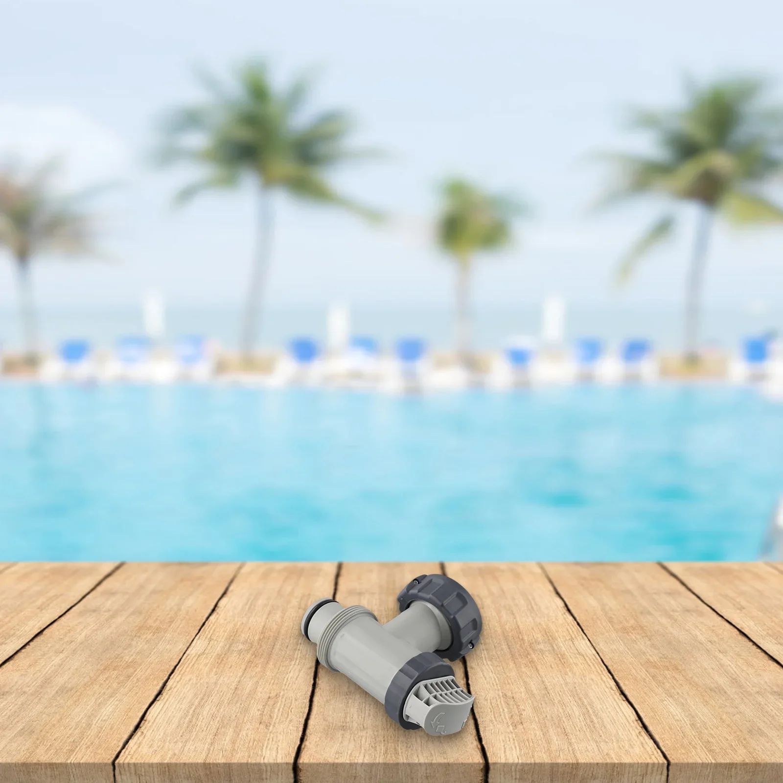 

For Pool Filtration Pumps Type B Hose Adapter Above Ground Pool Valve Minimal Maintenance Rotary Switch Control