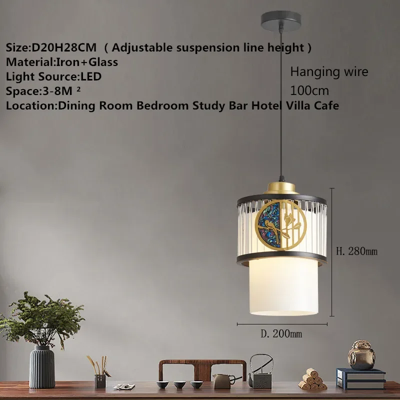 SAMAN Contemporary LED Pendant Lamp Modern Art Dining Room Bedroom Study Bar Hotel Villa Cafe Home Corridor Chandelier