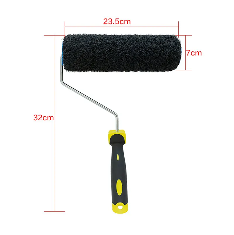 Wall Brush Putty Roller Texture Pattern Roller Brush Drywall Compound Roller for Smooth Plastering Construction Tool