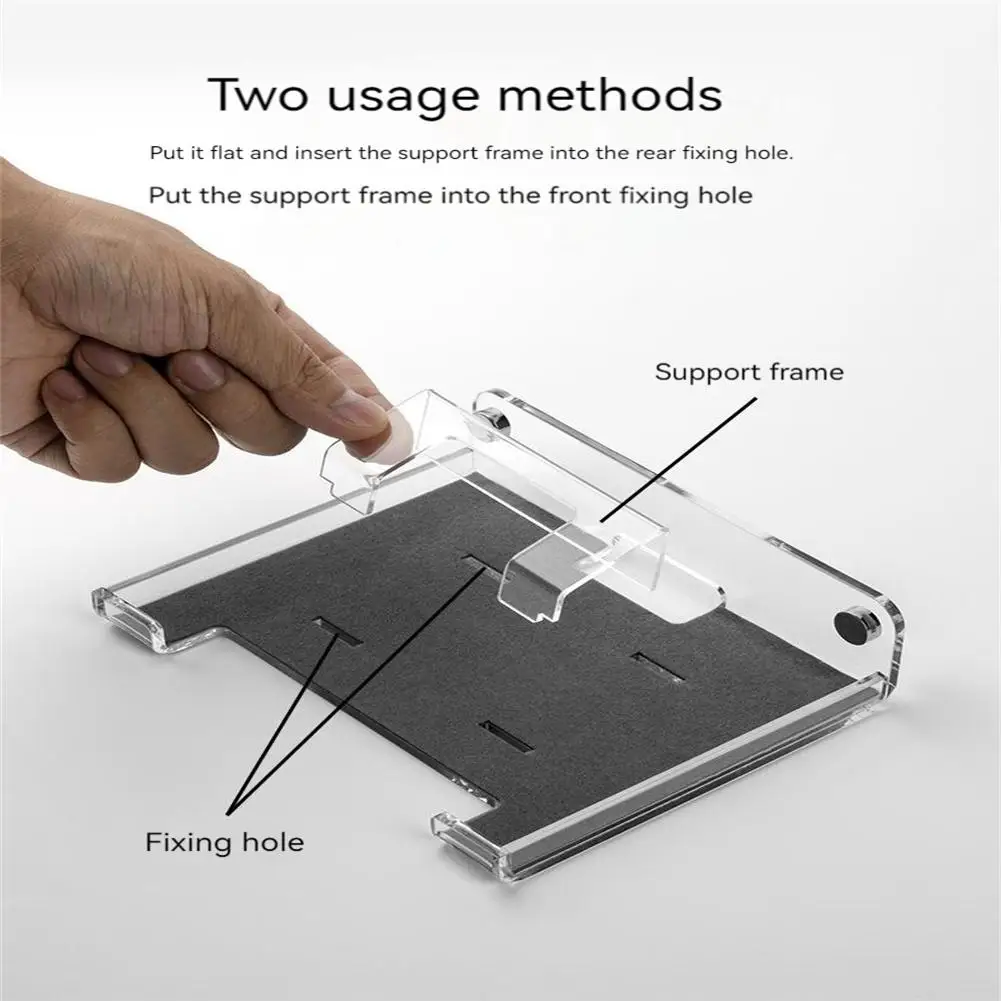 Staffa per Rack di stoccaggio per altoparlanti da 5.5 pollici supporto per mensola antiscivolo per montaggio a parete compatibile per Echo Show 5 supporto per altoparlante da parete
