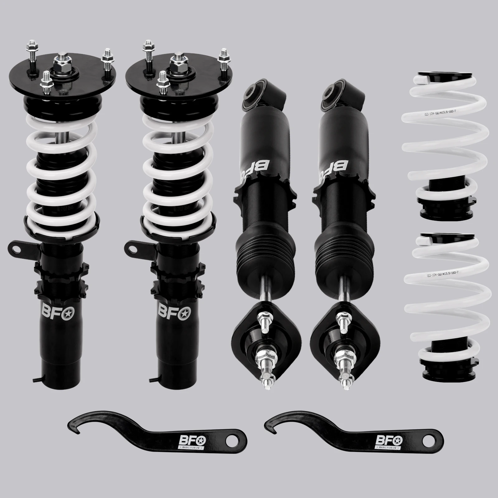 Coilover Kit For BMW E46 3 Series Convertible 330ci 325ci 323ci 320cd Twin tube Adj Height Full Coilovers Shock Absorbers