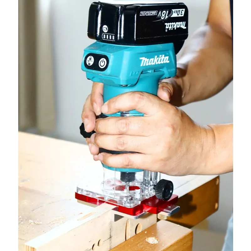 Woodworking 2-in-1 Electric Groover, Precision Hole Drilling Assistance Tool, Creative Slotting & Dado Groove Cutter for Carpent