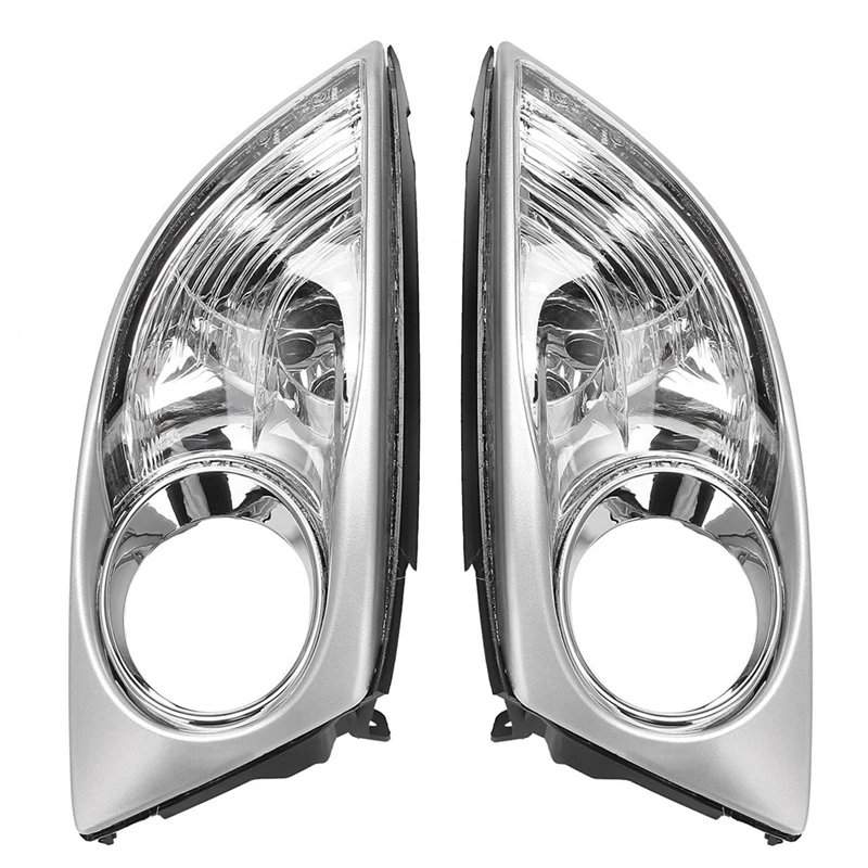 

1 Pair Front Bumper Corner Light Cover Fog Light Cover Fog Lamp Hood For Mazda CX7 CX-7 2009-2011