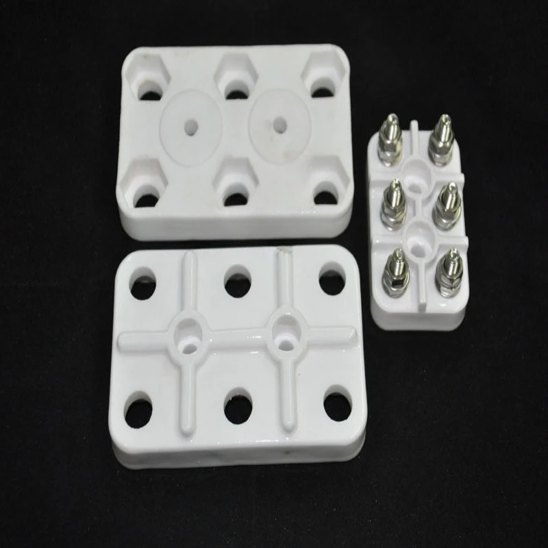 High-temperature motor terminal base, ceramic terminal block, ceramic wiring board