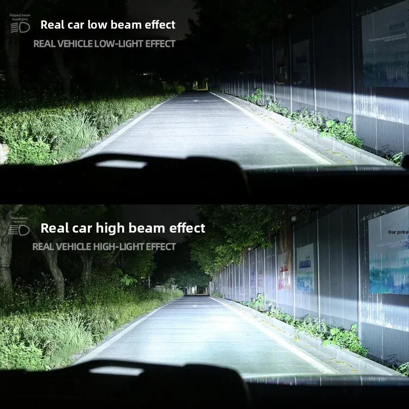 H7 عدسة المصباح منخفضة شعاع Tangent السيارات LED السوبر مشرق المصباح H11 لمبة 9005 الليزر كشافات تعديل