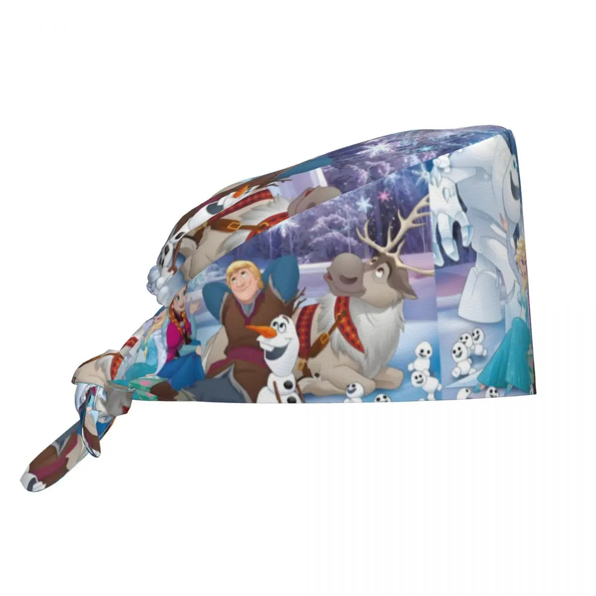 

Custom Frozen Anna And Elsa Family Forever Medical Staff Scrubs Hat Men Women Cartoons For Chef Hat Scrub Caps