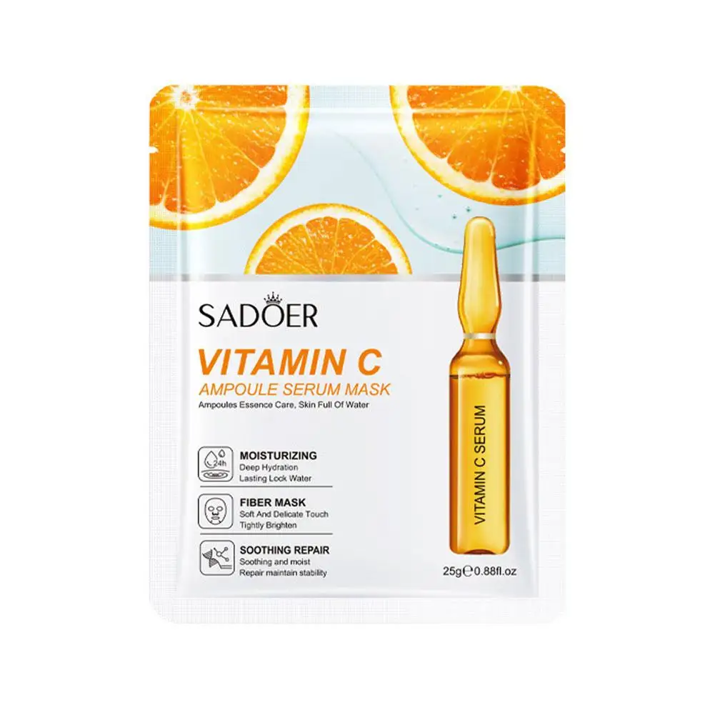 24k ouro vitamina c ácido hialurônico máscaras faciais para rosto hidratante endurecimento hidratante máscara facial cuidados com a pele k7z1