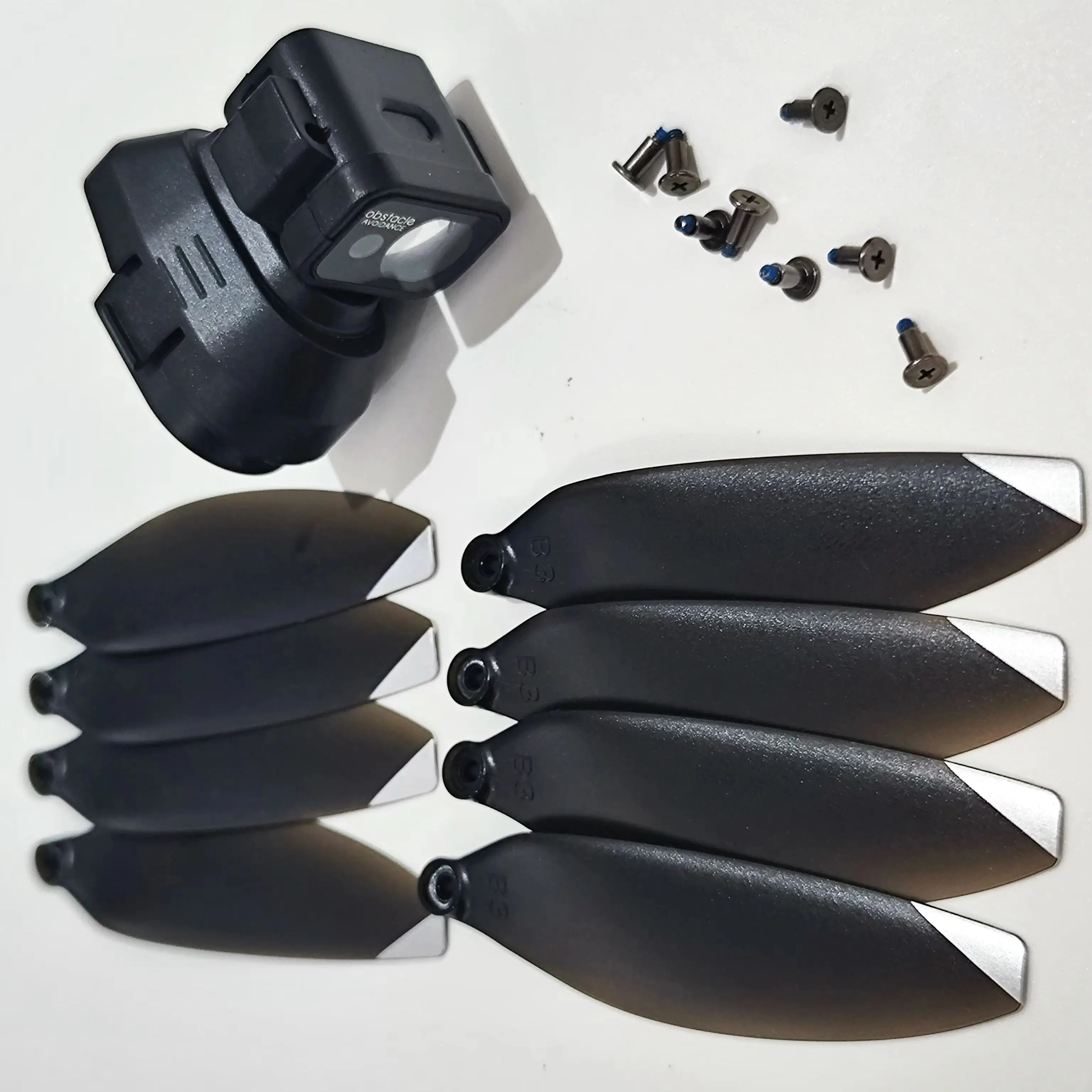 Original Laser Obstacle Avoidance + Blade Propeller 8PCS for K19Max Foldable Drone K19 MAX Brushless RC Quadcopter