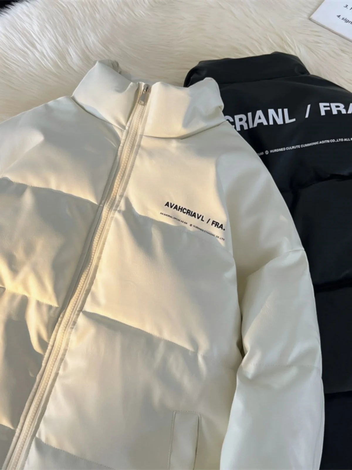 

Теплая зимняя куртка из искусственной кожи и хлопка для мужчин, новая модель, водонепроницаемая, с воротником-стойкой, мужская зимняя одежда, парная куртка-пуховик