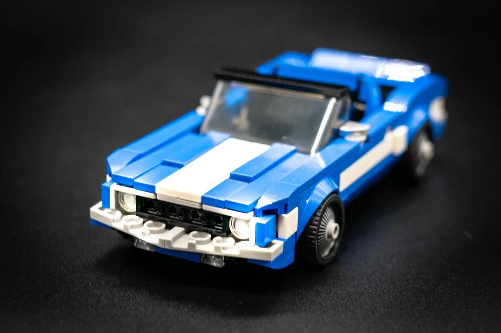 

Building Blocks Car Model GT500 Convertible 262 Pcs MOC Racing Toy for Boys Girls Adults Christmas Gift Speed Champion