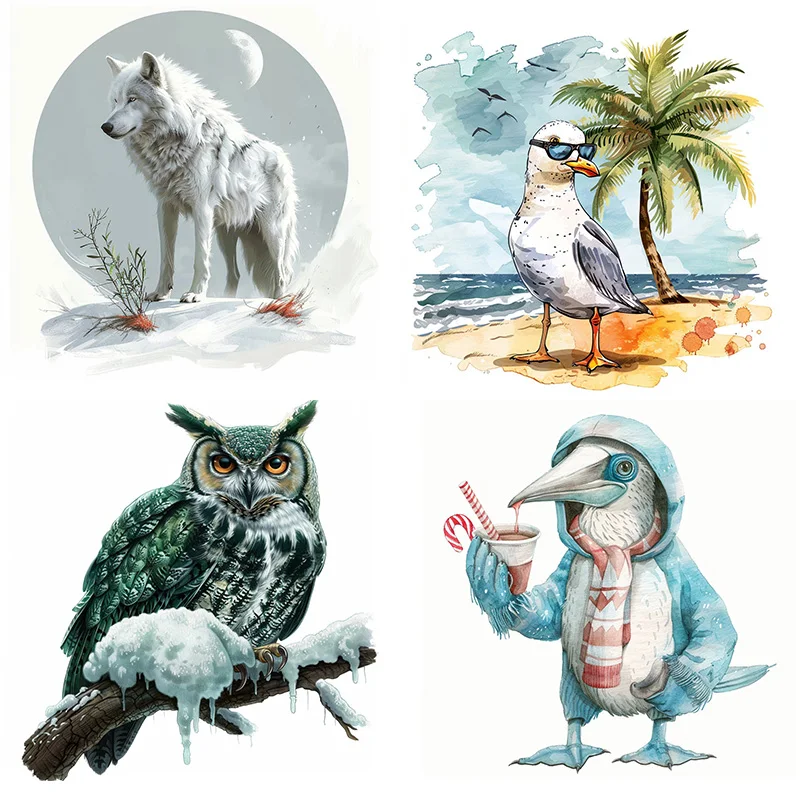 

C1319# Cool Animal Self-Adhesive Toilet Stickers,Wall Decal Removable, Vinyl Car Sticker for Bathroom Decor, Outdoor Indoor Use