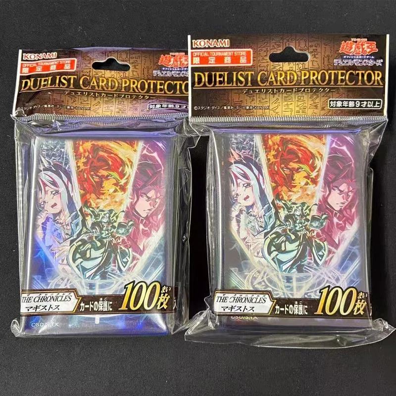 2026 New Yu-Gi-Oh! Official Chronicle Series 100Pcs Limited Card Sleeves Crowely Aleister Magistus Card Protector Anime Gift Toy view 2