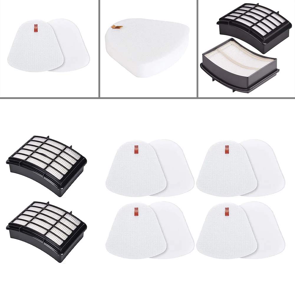垂直掃除機フィルターキット,交換用アクセサリー,shark cu510 xlに適合,セットあたり6個