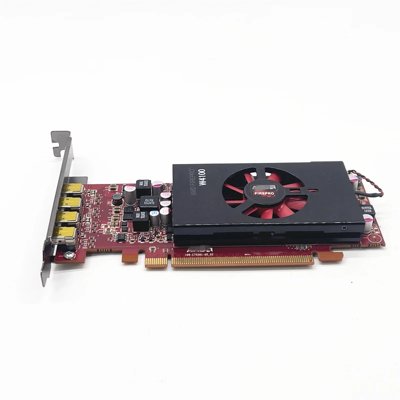 

Оригинальная видеокарта FIREPRO W4100 2 ГБ SW/CAD/3D моделирование дизайн рисования рендеринг рабочая станция профессиональная видеокарта