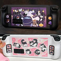 For Steam Deck /Oled Game Console Cover Shell Magic Milk Cat Cartoon Protection Case for Steam Deck Hard PC Non-slip Cover