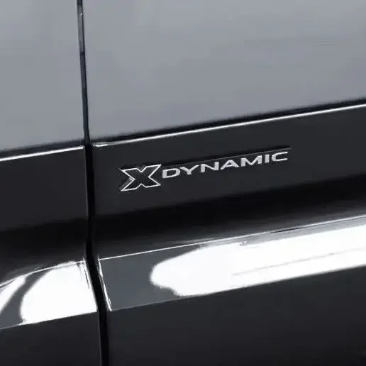 X-DYNAMIC Bar ABS Car Emblem Original Buckle Style XDYNAMIC Badge for Defender 110/90 P300 P400 Grille side doors Logo sticker