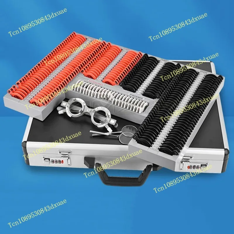 232 pieces of professional A-level lenses, vision test, optometry test box, optical equipment, plastic edge prism audition set