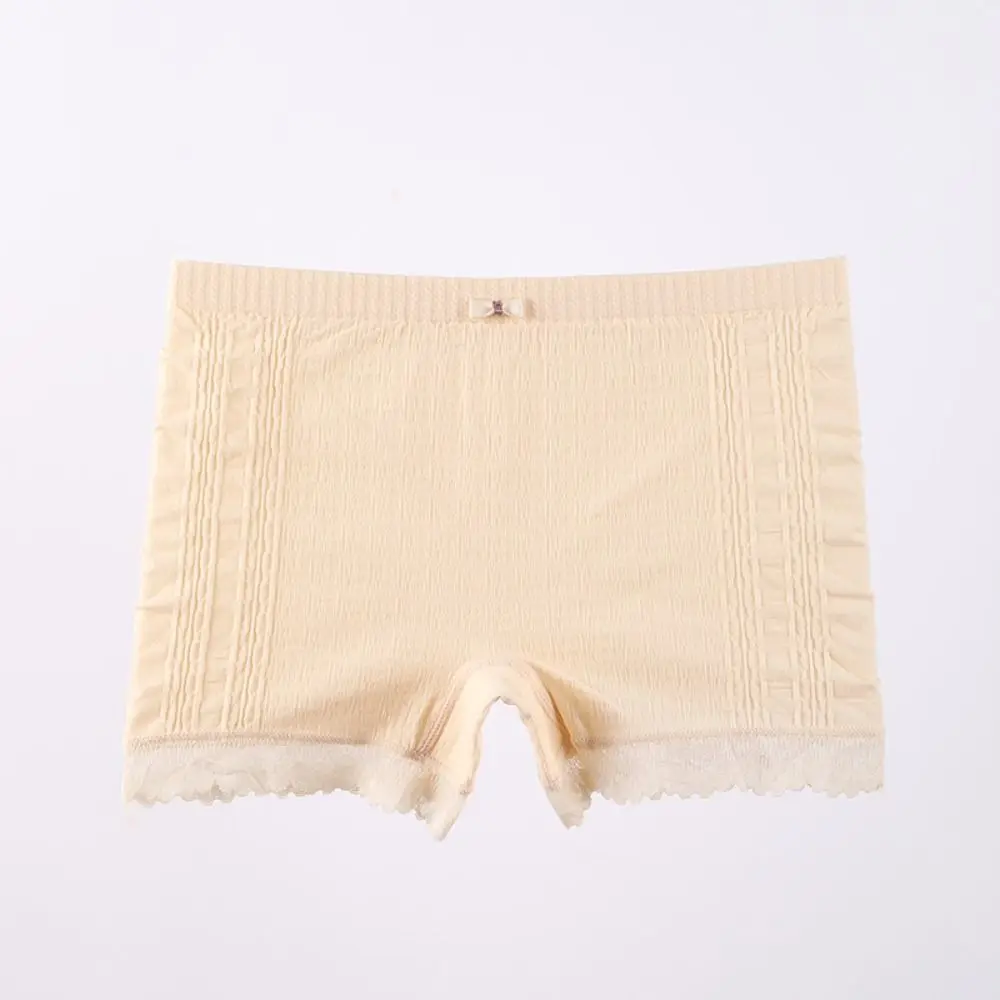 Confortável jk calças de segurança ultra fino respirável senhoras pijama shorts roupa interior anti-reflexo sem costura shorts senhoras