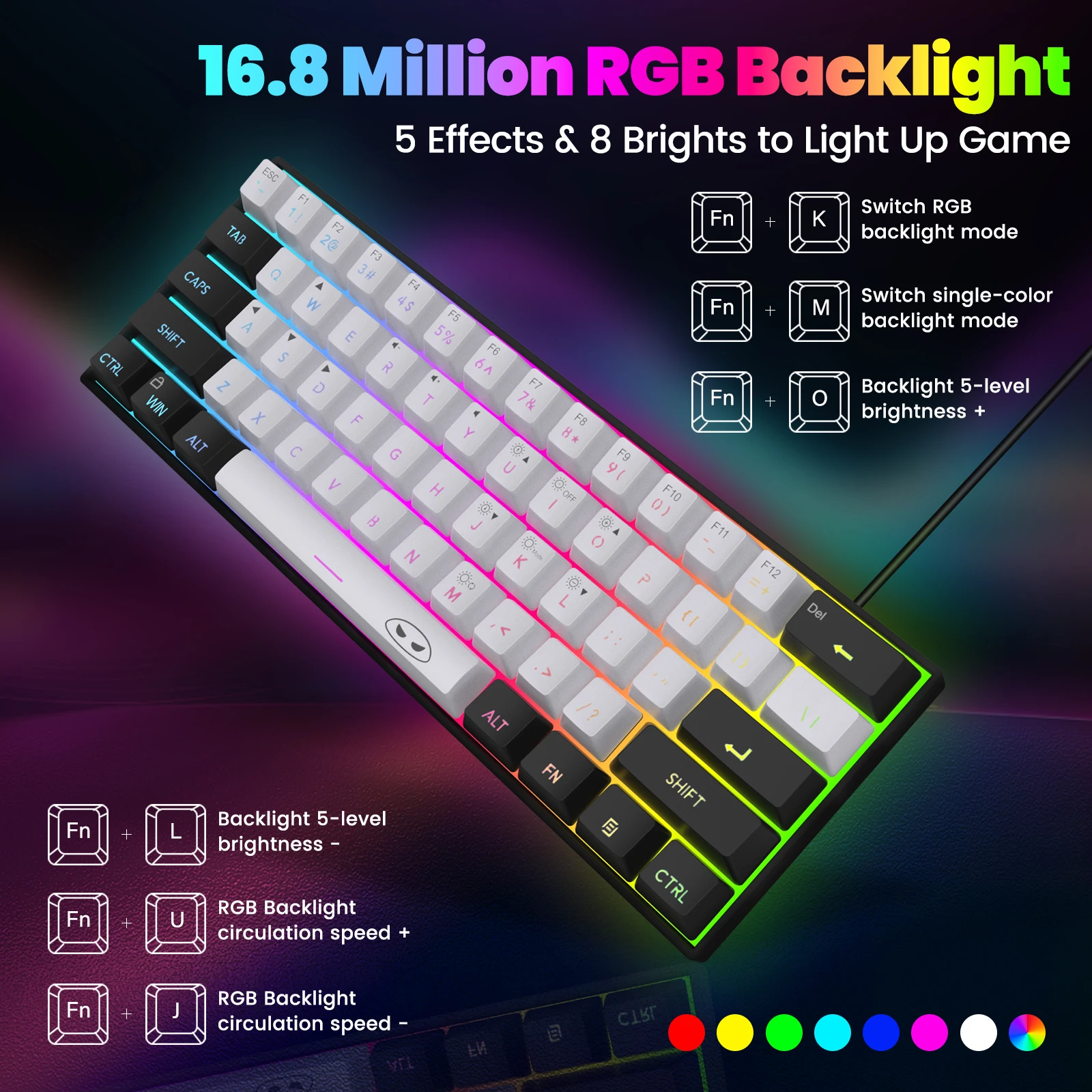 FocusOnPC 61키 울트라 미니 게이밍 키보드 T - Gaming Keyboard And Mouse For Xbox 리뷰 및 가격
