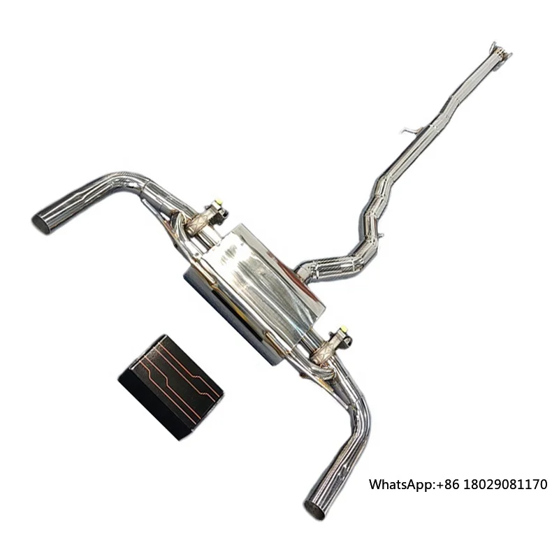 

Exhaust Pipe For Mercedes-benz A45 S W177/cla45 S C118/gla45 S H247 2.0t 2019-2023 Ss304 Muffler Valved Ss304 Catback Exhaust