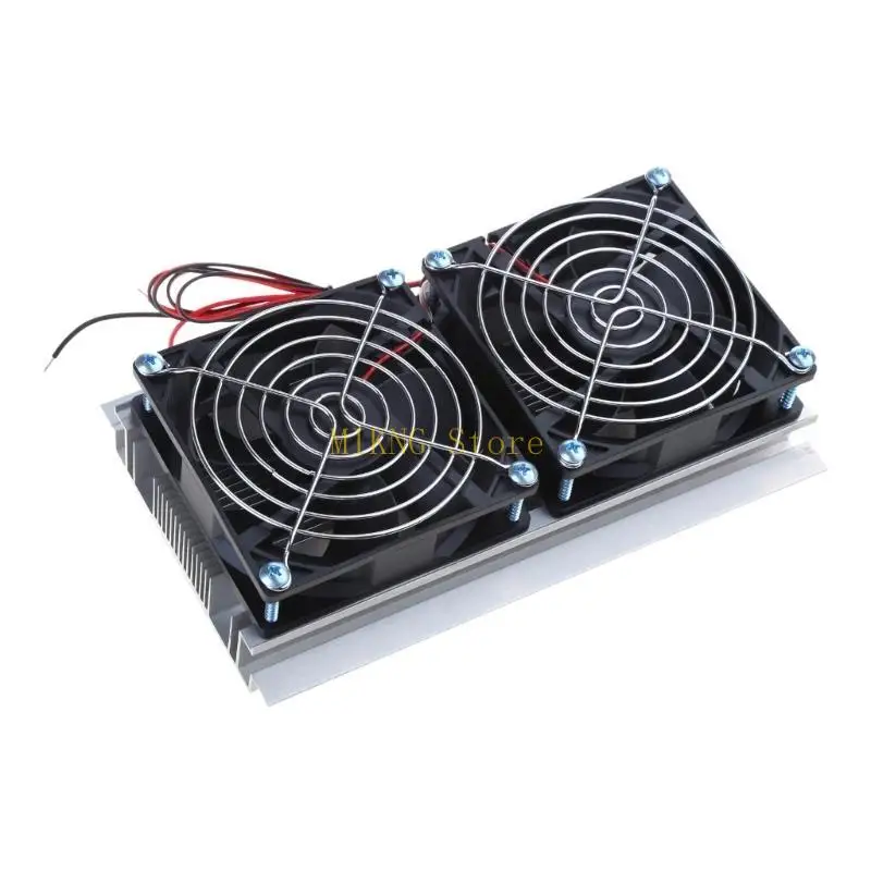 DIY Peltier Cooler 12V أشباه الموصلات الحرارية التبريد الحرارية وحدة التبريد درجة الحرارة +مروحة لأفضل بيع كبير