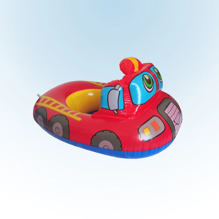 Kid Inflatable Swimming Ring Summer Swimming Pool Baby Float Car Shaped Circle Swimming Water Fun Seat Boat Pool Toy For Toddler